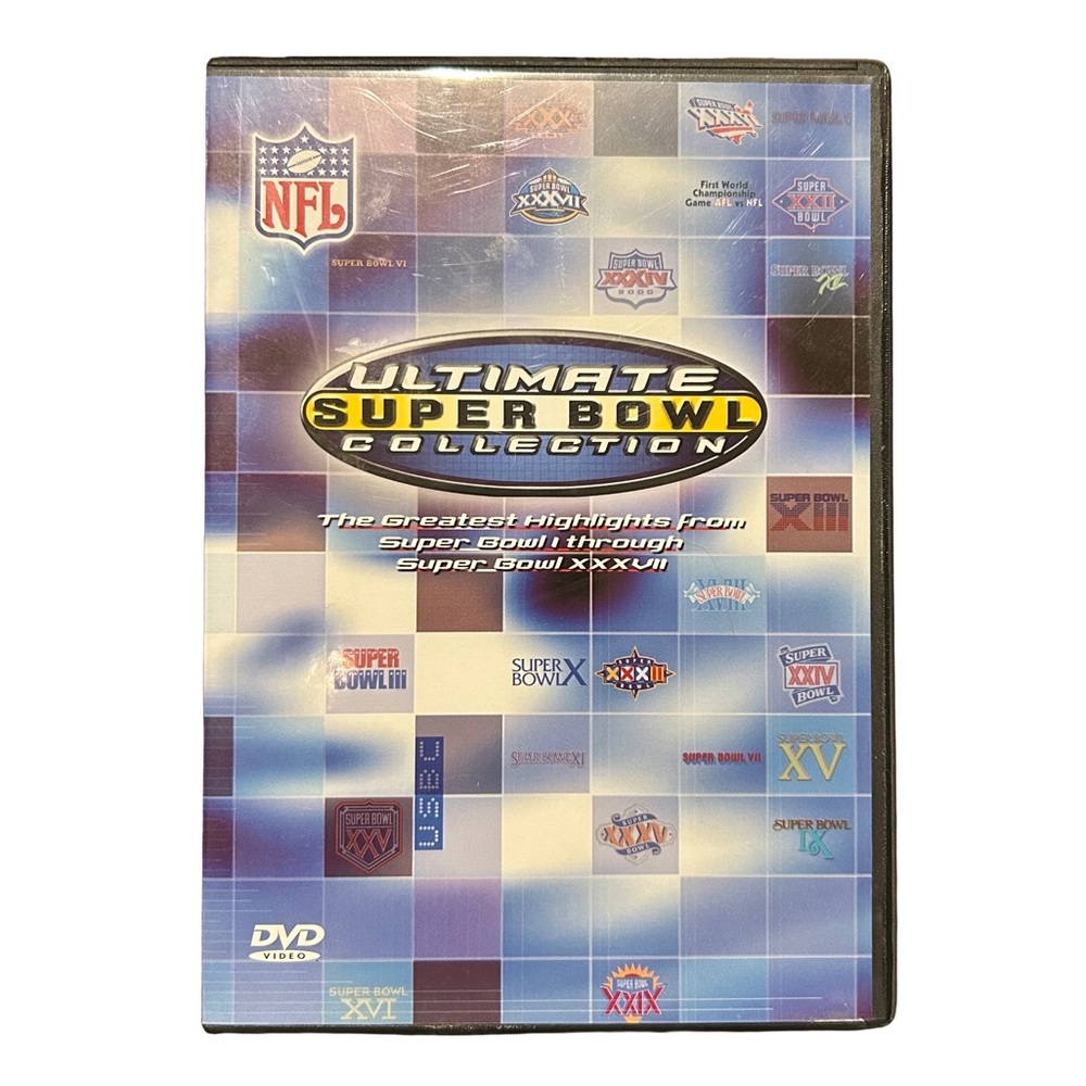 NFL Ultimate Super Bowl Collection DVD - Blue‎ and Black